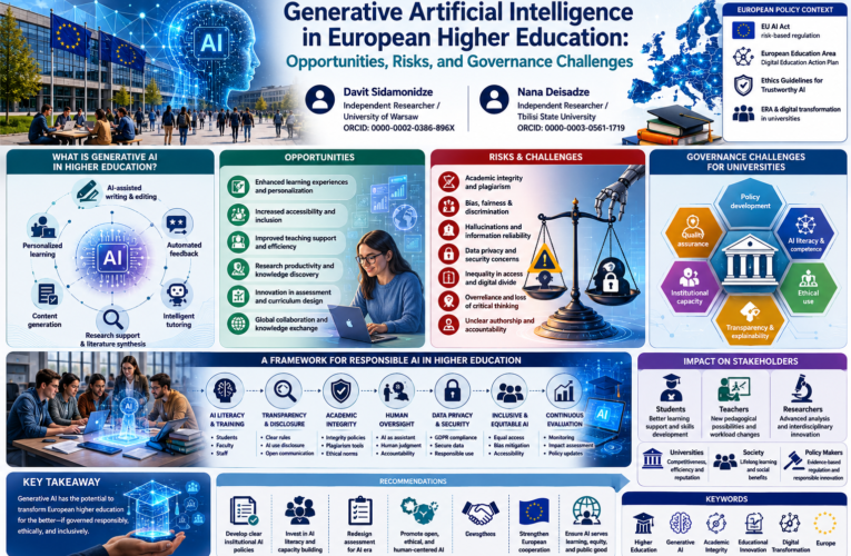 Generative Artificial Intelligence in European Higher Education: Opportunities, Risks, and Governance Challenges